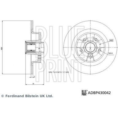 Bremsscheibe ADBP430042 Bremsscheibe ADBP430042
