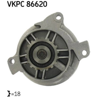 Wasserpumpe VKPC 86620 Wasserpumpe VKPC 86620
