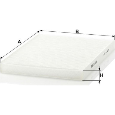 MANN-FILTER CU 2882 Innenraumfilter, Partikelfilter