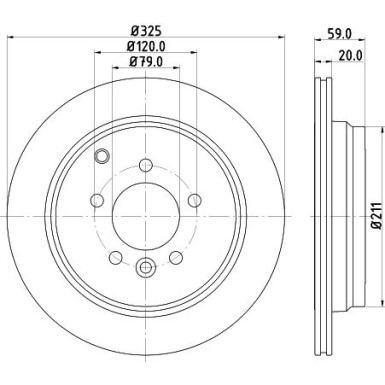Bremsscheibe 8DD 355 118-771