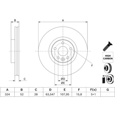 Bremsscheibe 0 986 479 J41 Bremsscheibe 0 986 479 J41