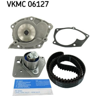 SKF Wasserpumpe + Zahnriemensatz VKMC 06127