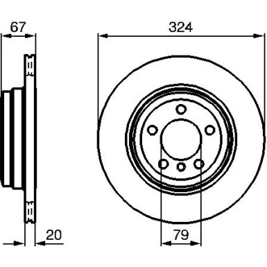 Bremsscheibe 0 986 479 004 Bremsscheibe 0 986 479 004