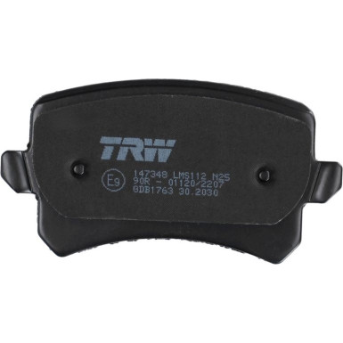 TRW Bremsbelagsatz, Scheibenbremse COTEC GDB1763 TRW Bremsbelagsatz, Scheibenbremse COTEC GDB1763