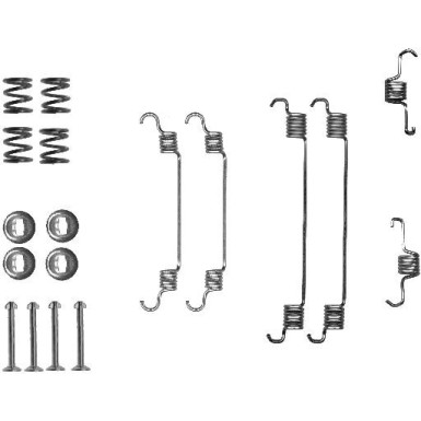 Zubehörsatz, Bremsbacken 8DZ 355 200-681 Zubehörsatz, Bremsbacken 8DZ 355 200-681