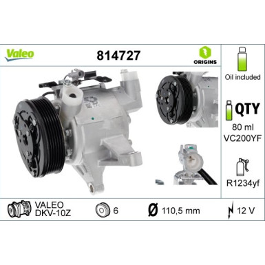 Kompressor, Klimaanlage 814727 Kompressor, Klimaanlage 814727