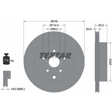 Bremsscheibe 92243703 Bremsscheibe 92243703