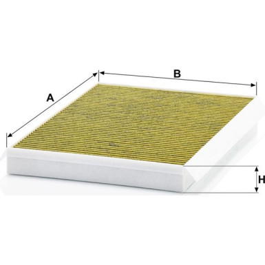 MANN-FILTER FP 3569 Innenraumfilter FreciousPlus Aktivkohlefilter mit Polyphenol, antibakteriell, Feinstaubfilter (PM 2.5)