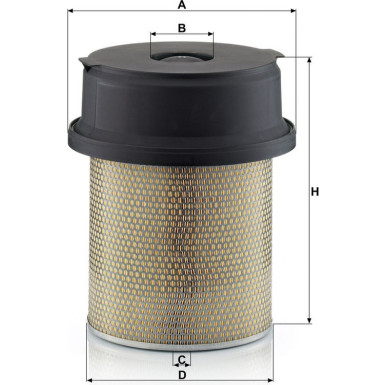 MANN-FILTER C 29 1219/1 Luftfilter MANN-FILTER C 29 1219/1 Luftfilter