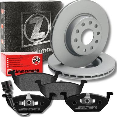 Zimmermann Bremsscheiben belüftet Ø280+ Bremsbeläge Vorne für PR.Nr. 1ZF 1ZM (600.3233.20 + 23131.195.1) Zimmermann Bremsscheiben belüftet Ø280+ Bremsbeläge Vorne für PR.Nr. 1ZF 1ZM (600.3233.20 + 23131.195.1)
