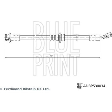 Blue Print Bremsschlauch ADBP530034
