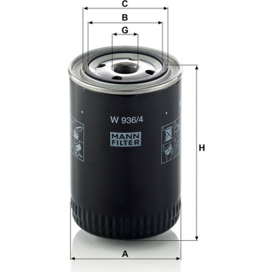 Mann-Filter Ölfilter W 936/4