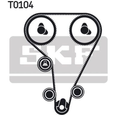 SKF Zahnriemensatz VKMA 04212
