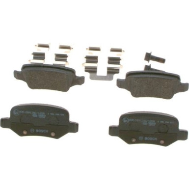 BOSCH 0 986 479 235 Bremsscheibe 258mm + 0 986 494 023 Bremsbeläge passend für MERCEDES-BENZ A-Klasse, B-Klasse
