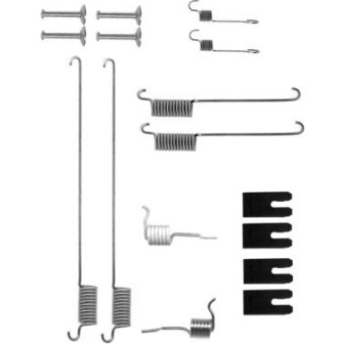 Hella Zubehörsatz, Bremsbacken 8DZ 355 200-721