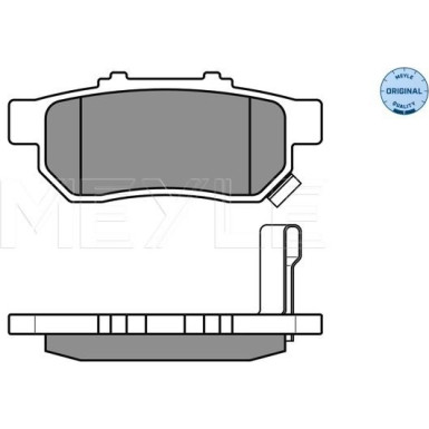 Meyle Bremsbelagsatz, Scheibenbremse MEYLE-ORIGINAL: True to OE 025 217 3813/W