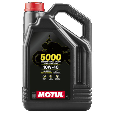 Motul 2 x MOTUL Motoröl 5000 10W-40 4T 104056