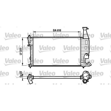 Kühler, Motorkühlung 732563 Kühler, Motorkühlung 732563