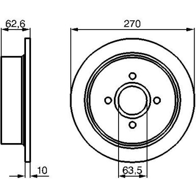 Bremsscheibe 0 986 478 672 Bremsscheibe 0 986 478 672