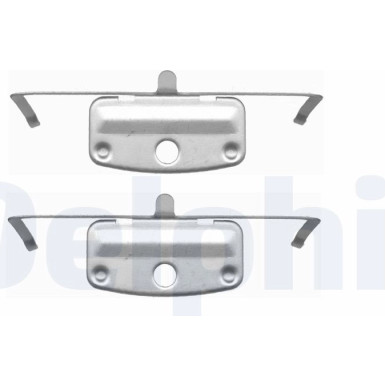 Delphi Zubehörsatz, Scheibenbremsbelag LX0399