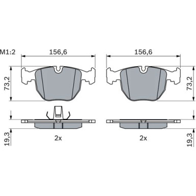 BOSCH Bremsbelagsatz, Scheibenbremse 0 986 494 028 BOSCH Bremsbelagsatz, Scheibenbremse 0 986 494 028
