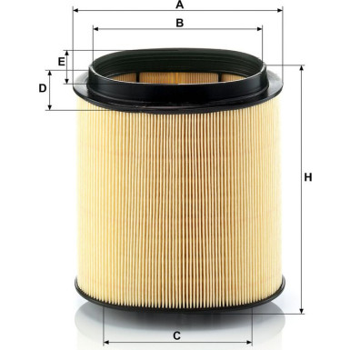 MANN-FILTER C 1869 Luftfilter
