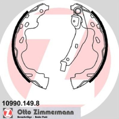 Bremsbackensatz 10990.149.8 Bremsbackensatz 10990.149.8