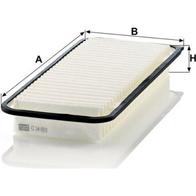 MANN-FILTER C 34 003 Luftfilter