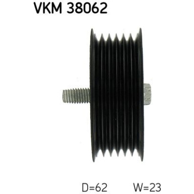 SKF Umlenk-/Führungsrolle, Keilrippenriemen VKM 38062