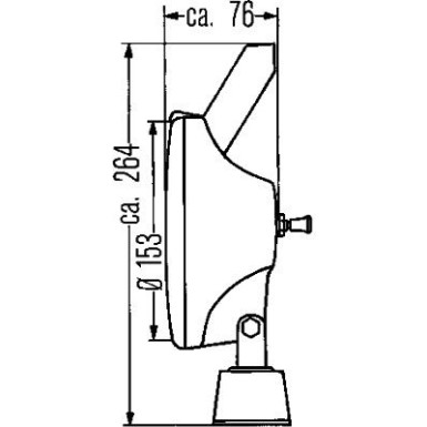 Hella Arbeitsscheinwerfer 1G4 004 480-001 Hella Arbeitsscheinwerfer 1G4 004 480-001