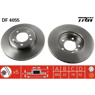 Bremsscheibe DF4055