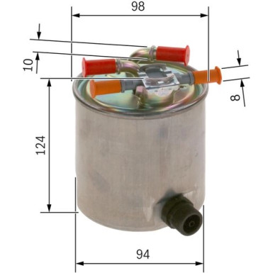 Kraftstofffilter F 026 402 742 Kraftstofffilter F 026 402 742