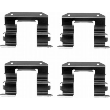 Hella Zubehörsatz, Scheibenbremsbelag 8DZ 355 202-511 Hella Zubehörsatz, Scheibenbremsbelag 8DZ 355 202-511