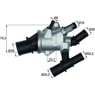 Thermostat, Kühlmittel TI 155 88 Thermostat, Kühlmittel TI 155 88