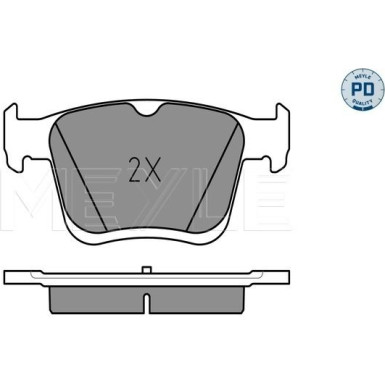 Meyle Bremsbelagsatz, Scheibenbremse MEYLE-PD: Advanced performance and design 025 250 0816/PD Meyle Bremsbelagsatz, Scheibenbremse MEYLE-PD: Advanced performance and design 025 250 0816/PD