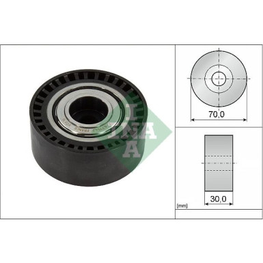 Umlenk-/Führungsrolle, Keilrippenriemen 532 0923 10