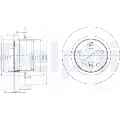 Bremsscheibe BG3960 Bremsscheibe BG3960