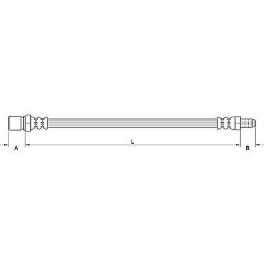 Metzger Bremsschlauch 4110748