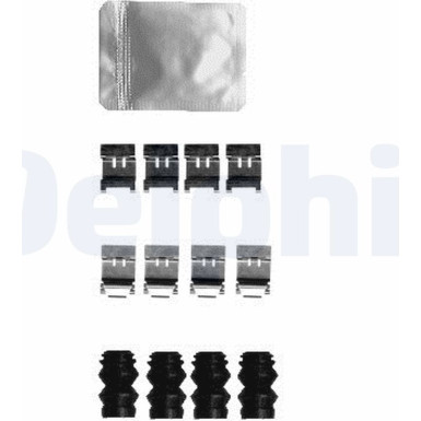 Delphi Zubehörsatz, Scheibenbremsbelag LX0593