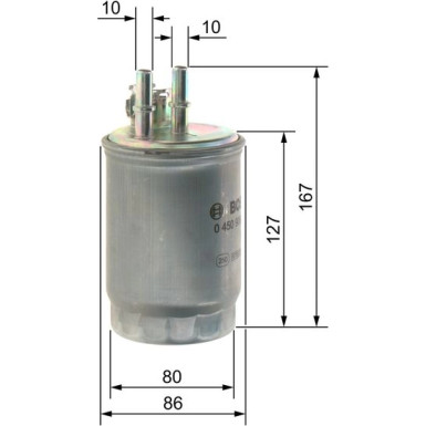 BOSCH Kraftstofffilter 0 450 906 357