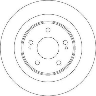 Bremsscheibe DF6598 Bremsscheibe DF6598