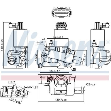 AGR-Ventil 98227 AGR-Ventil 98227