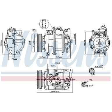 Kompressor, Klimaanlage 89091 Kompressor, Klimaanlage 89091