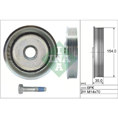 INA Riemenscheibensatz, Kurbelwelle 544 0112 20