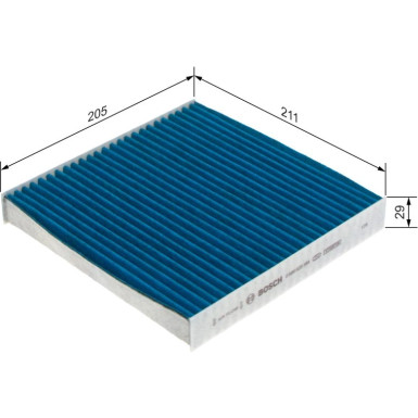 Filter, Innenraumluft 0 986 628 584 Filter, Innenraumluft 0 986 628 584