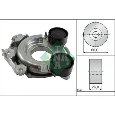 INA Riemenspanner, Keilrippenriemen 534 0712 10