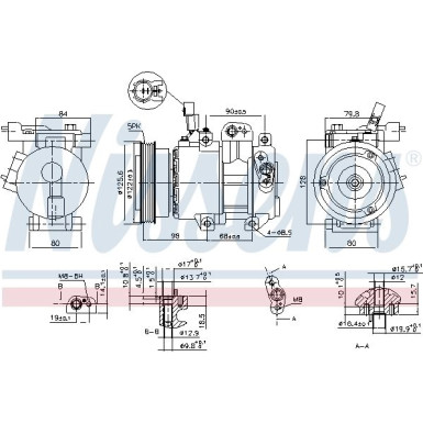 Kompressor, Klimaanlage 890684 Kompressor, Klimaanlage 890684