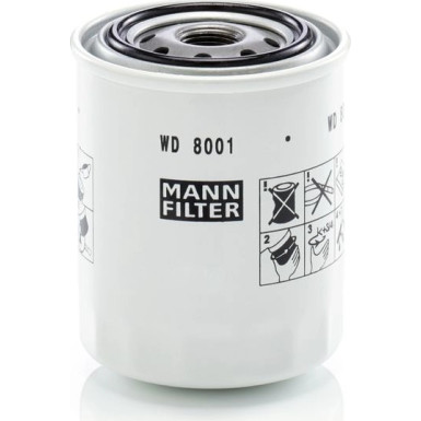 Mann-Filter Filter, Arbeitshydraulik WD 8001