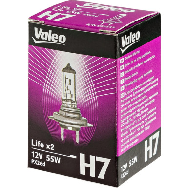 Valeo Glühlampe, Fernscheinwerfer LIFE x2 032517