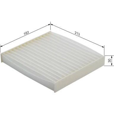 BOSCH 1 987 432 190 Innenraumfilter BOSCH 1 987 432 190 Innenraumfilter